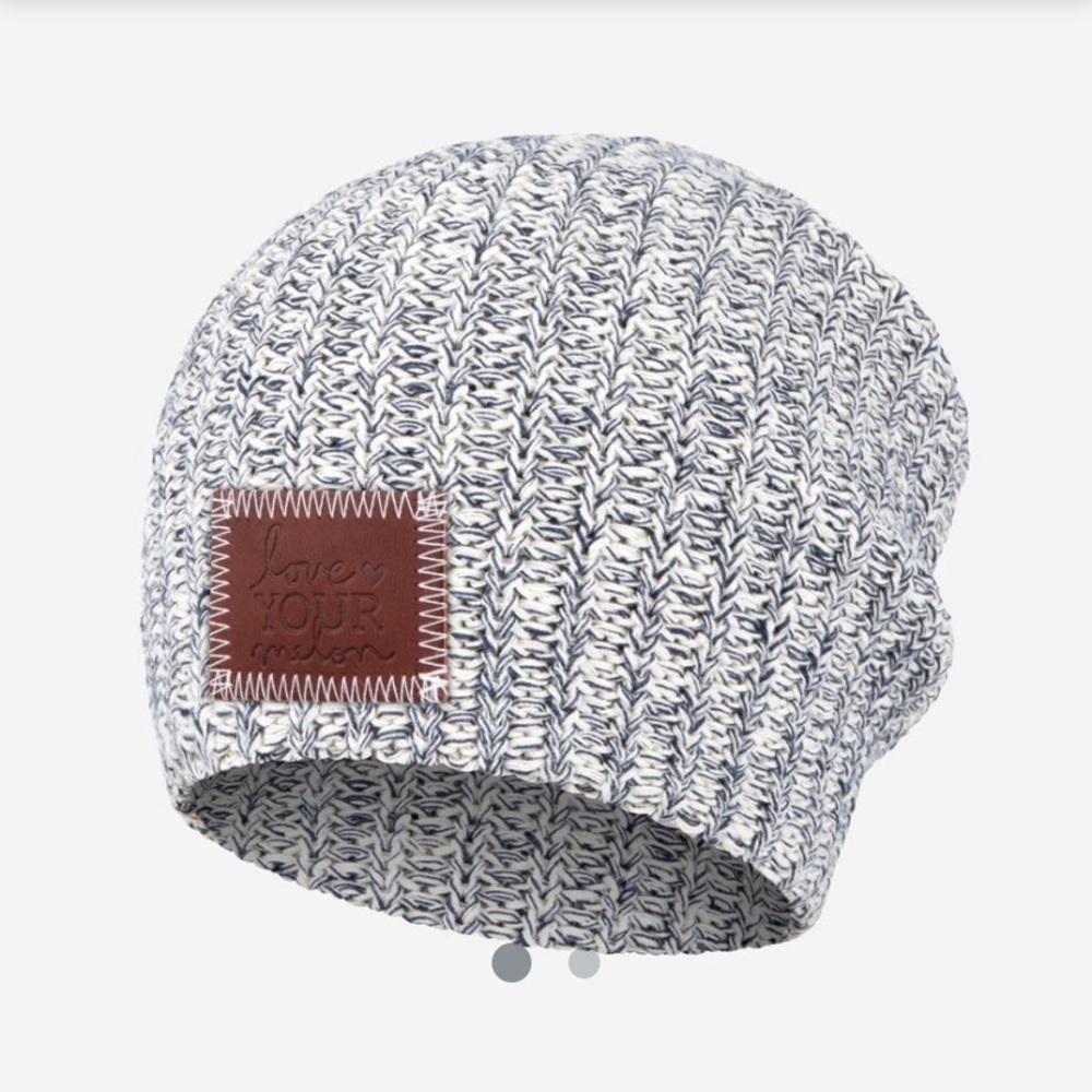 Love Your Melon Navy Speckled Beanie